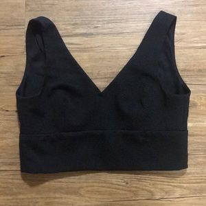 Black crop top